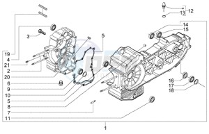 Nexus 500 drawing Crankcase