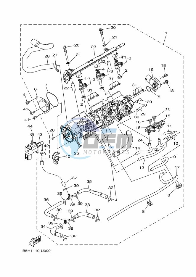 THROTTLE BODY ASSY 1