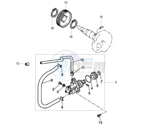 YN NEO'S 50 drawing OIL PUMP