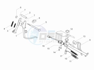 Liberty 125 4t 3v ie e3 (Vietnam ) Vietnam drawing Stand