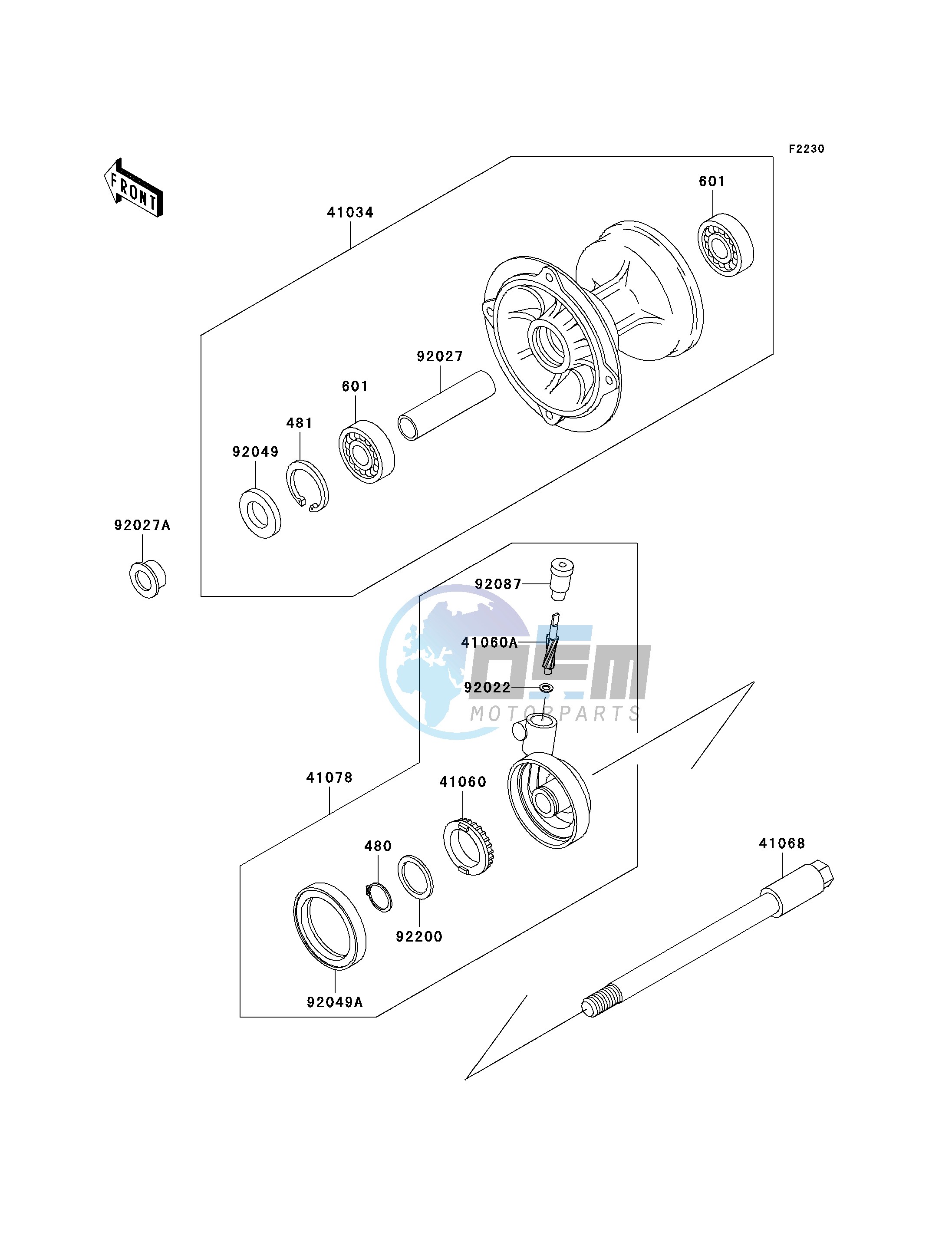 FRONT HUB