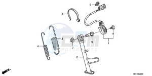 NSA700A9 France - (F / CMF MME) drawing STAND