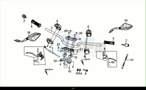 JET 14 200I (XC20W1-EU) (M1) drawing CABLE SWITCH HANDLE LEVER