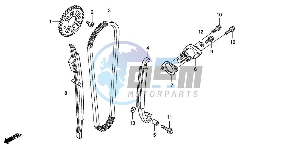 CAM CHAIN/TENSIONER