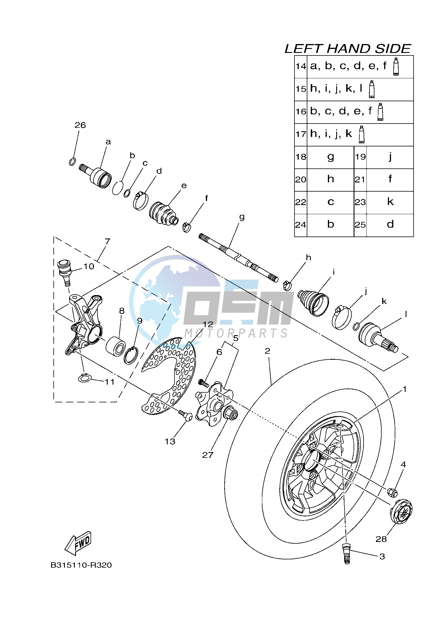 FRONT WHEEL