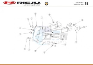 BYE-BIKE-25-KM-H-EURO4-HOLLAND-GREY drawing SWING ARM