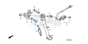 CB600FA3A Europe Direct - (ED / ABS ST 25K) drawing STAND