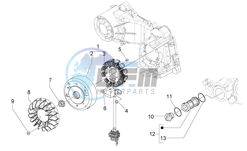 Cdi magneto assy