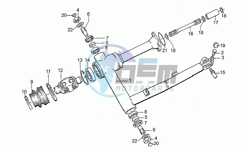 Gear lever 1991-d