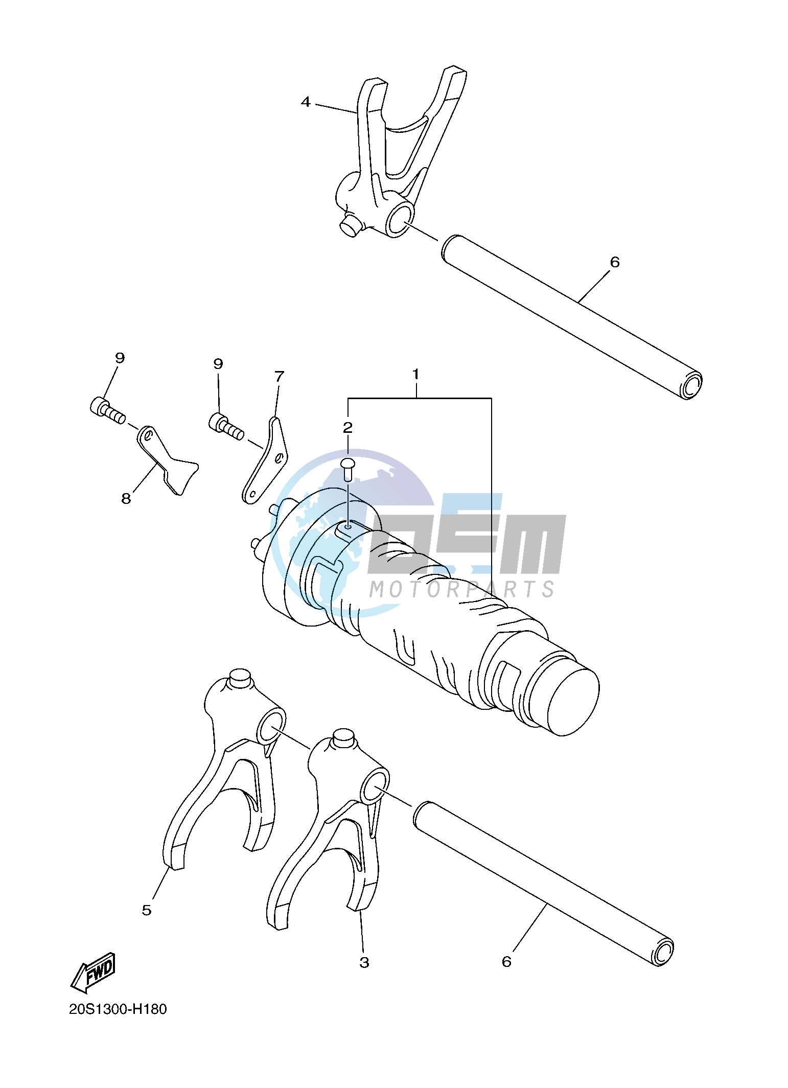 SHIFT CAM & FORK