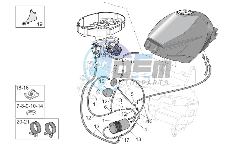 Fuel vapour recover system