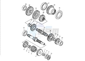 XVS A DRAG STAR CLASSIC 1100 drawing TRANSMISSION