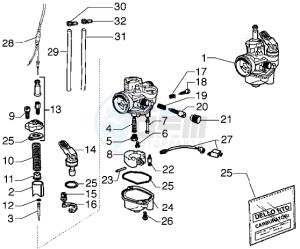 Zulu 50 drawing Carburettor