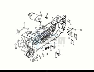 FIDDLE II 50 (AF05W5-EU) (E5) (M1) drawing L.CRANKCASE