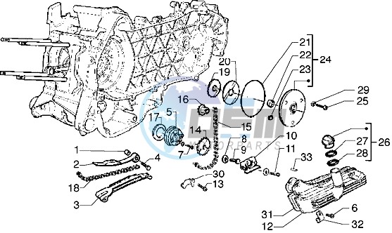 Pump group - Oil pan