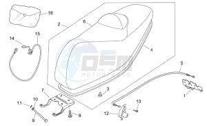 Atlantic 400-500 sprint drawing Saddle