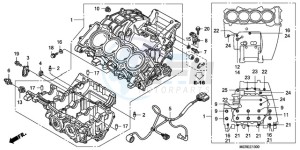 CBF600NA9 Europe Direct - (ED / ABS) drawing CRANKCASE