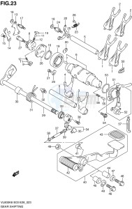 VL800 (E3-E28) VOLUSIA drawing GEAR SHIFTING