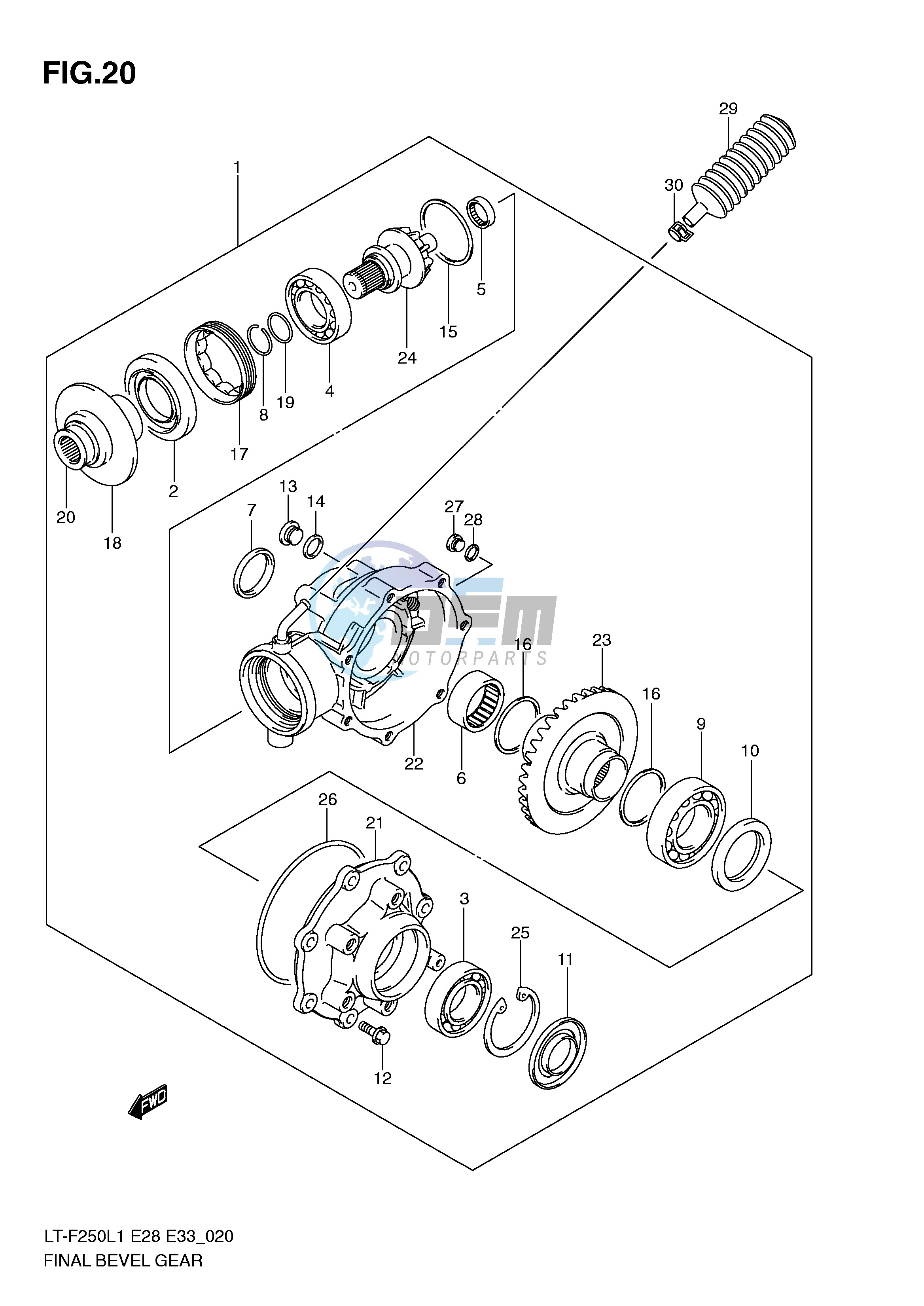 FINAL BEVEL GEAR