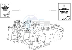 GT 250 ie 60 deg (Euro 3) drawing Engine assembly