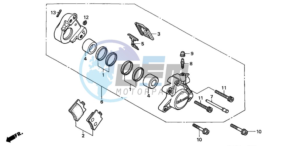 FRONT BRAKE CALIPER