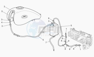 California 1100 EV PI Cat. Alum./Tit. PI Cat. drawing Foot rests