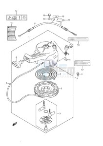 DF 4 drawing Recoil Starter