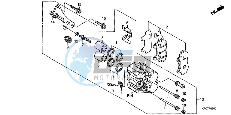 FRONT BRAKE CALIPER