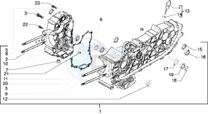 X9 500 drawing Crankcase