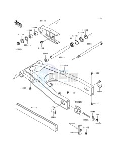 ZX 600 D [NINJA ZX-6] (D2-D4) [NINJA ZX-6] drawing SWING ARM