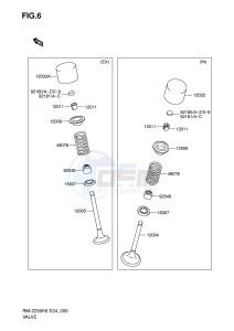 RM-Z250 (E24) drawing VALVE