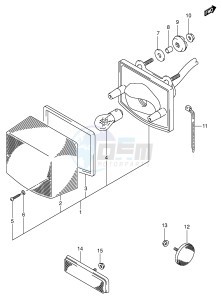 LT-F160 (P28) drawing TAIL LAMP