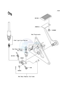 VN1600 MEAN STREAK VN1600B6F GB XX (EU ME A(FRICA) drawing Brake Pedal