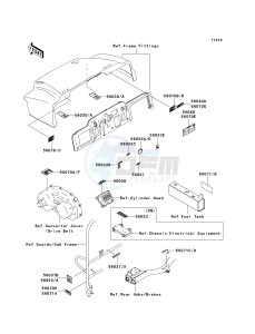 KAF 620 G [MULE 3000] (G6F-G8F) G8F drawing LABELS