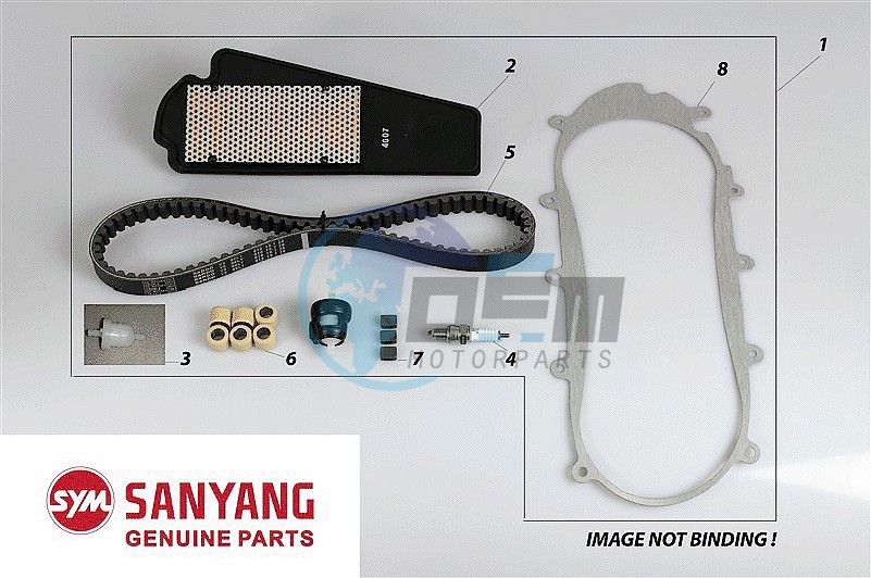 SERVICE KIT & PARTS X-PRO / JET 4 50 / X'PRO 50 (45 KM/H) (AE05W4-EU) (L4-M1)