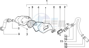 Typhoon 50 serie speciale drawing Secondairy air box