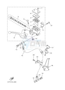 YBR125ESD (51P3) drawing FRONT MASTER CYLINDER