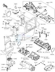 JET SKI ULTRA 310LX JT1500MEF EU drawing Fuel Injection