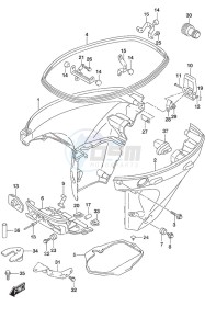 DF 25A drawing Side Cover Remote Control