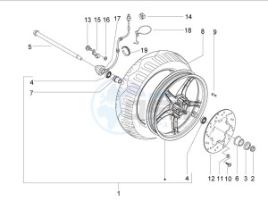 NRG 50 power DT drawing Front wheel