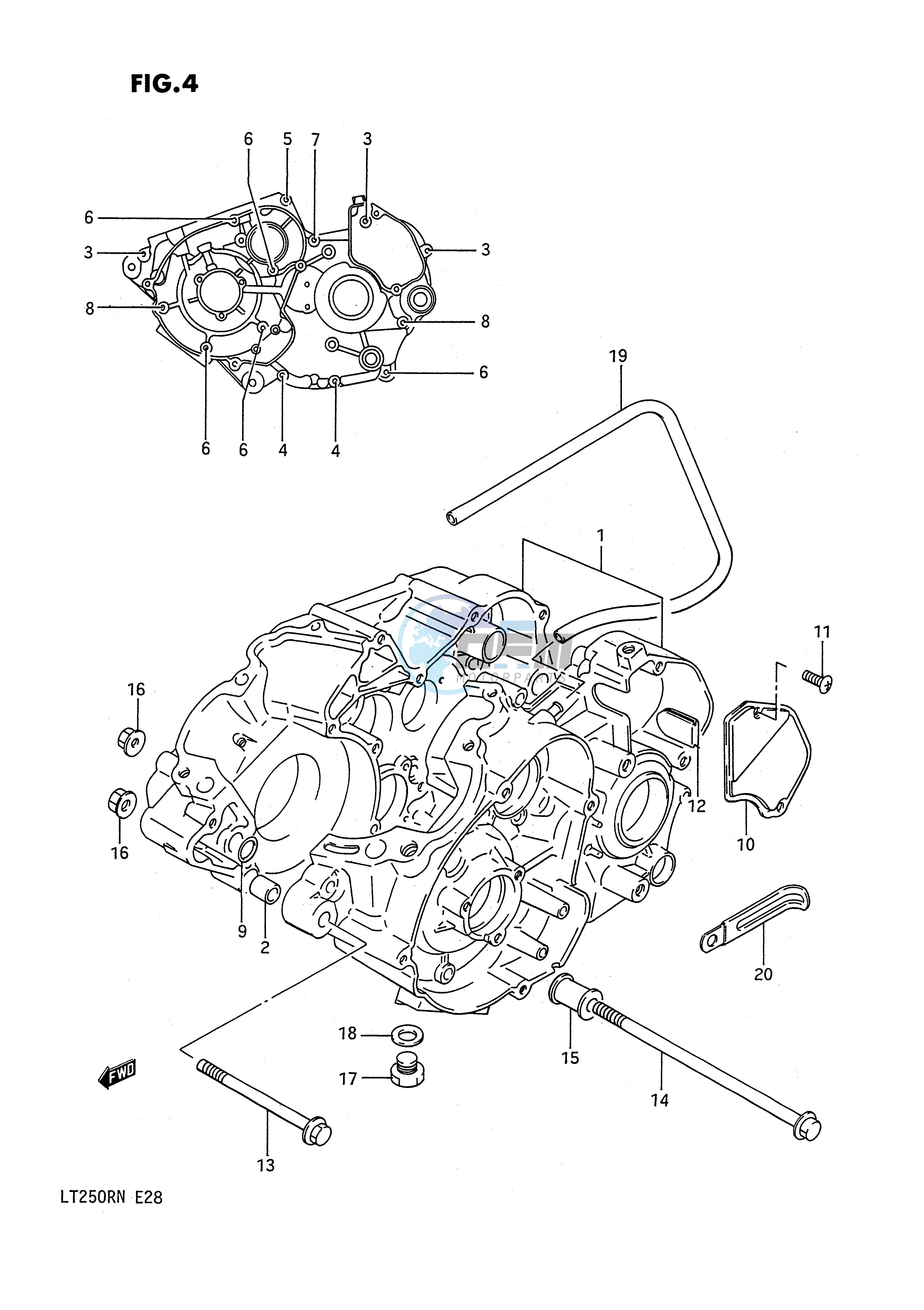 CRANKCASE (MODEL F G)