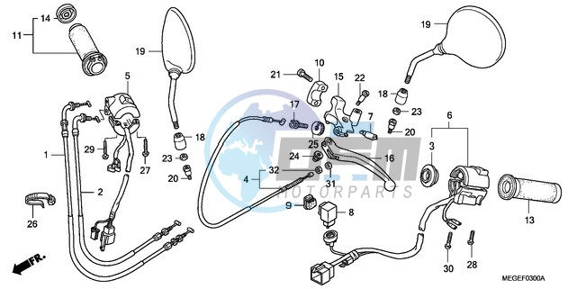 HANDLE SWITCH/CABLE