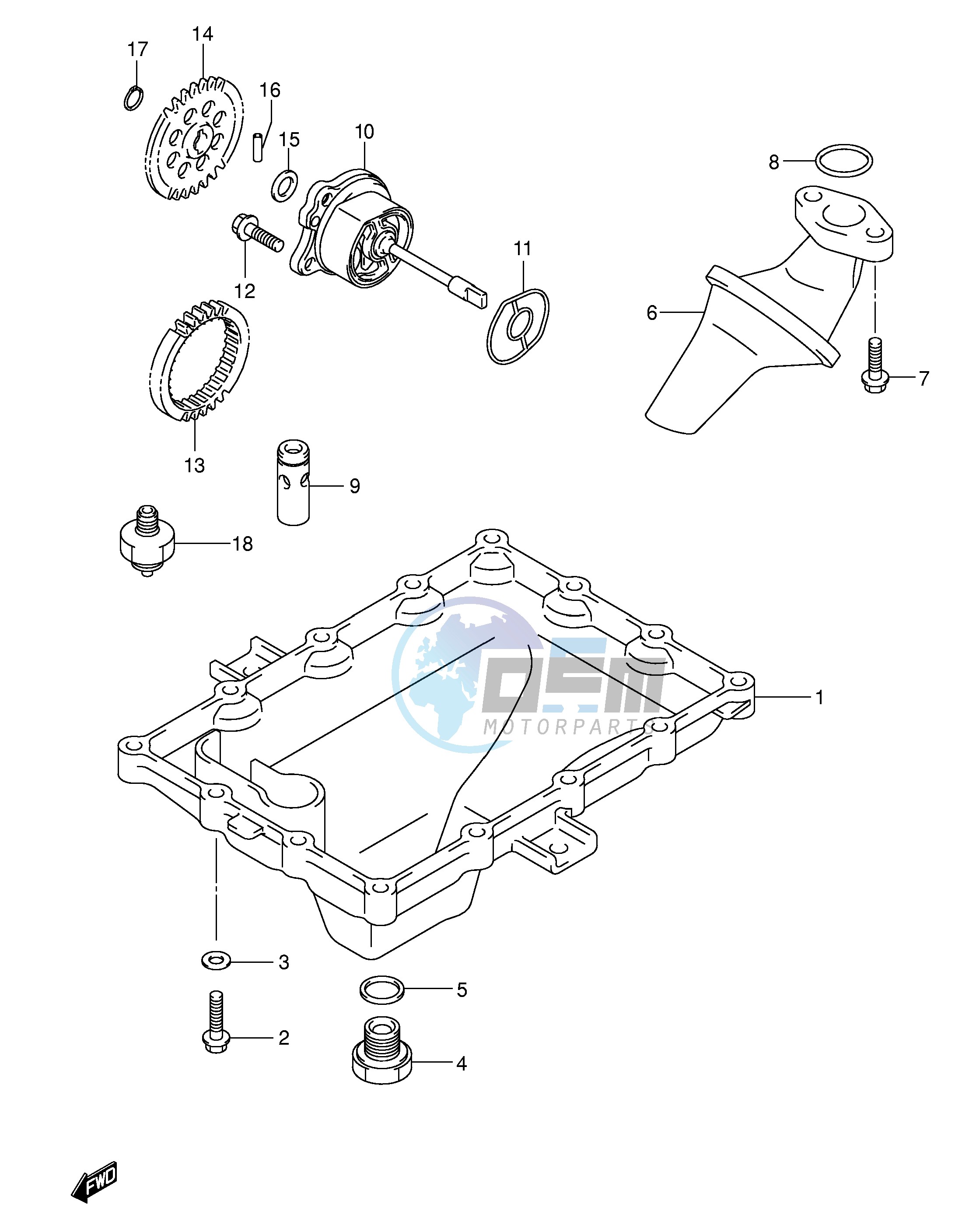 OIL PAN - OIL PUMP