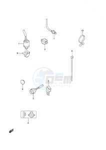 DF 25 V-Twin drawing Sensor/Switch Remote Control