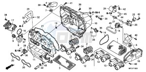 CB600FB drawing AIR CLEANER