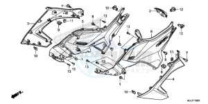 NC750XE NC750X Europe Direct - (ED) drawing SIDE COVER