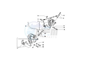 Runner SP 50 drawing Brake system