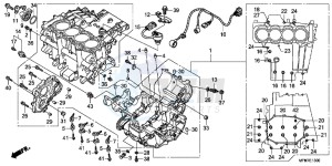 CB1000RAB drawing CRANKCASE