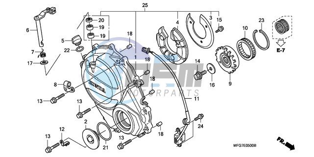 RIGHT CRANKCASE COVER