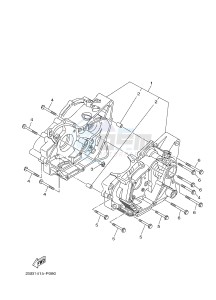 YS125-5C YS125 (BT41) drawing CRANKCASE